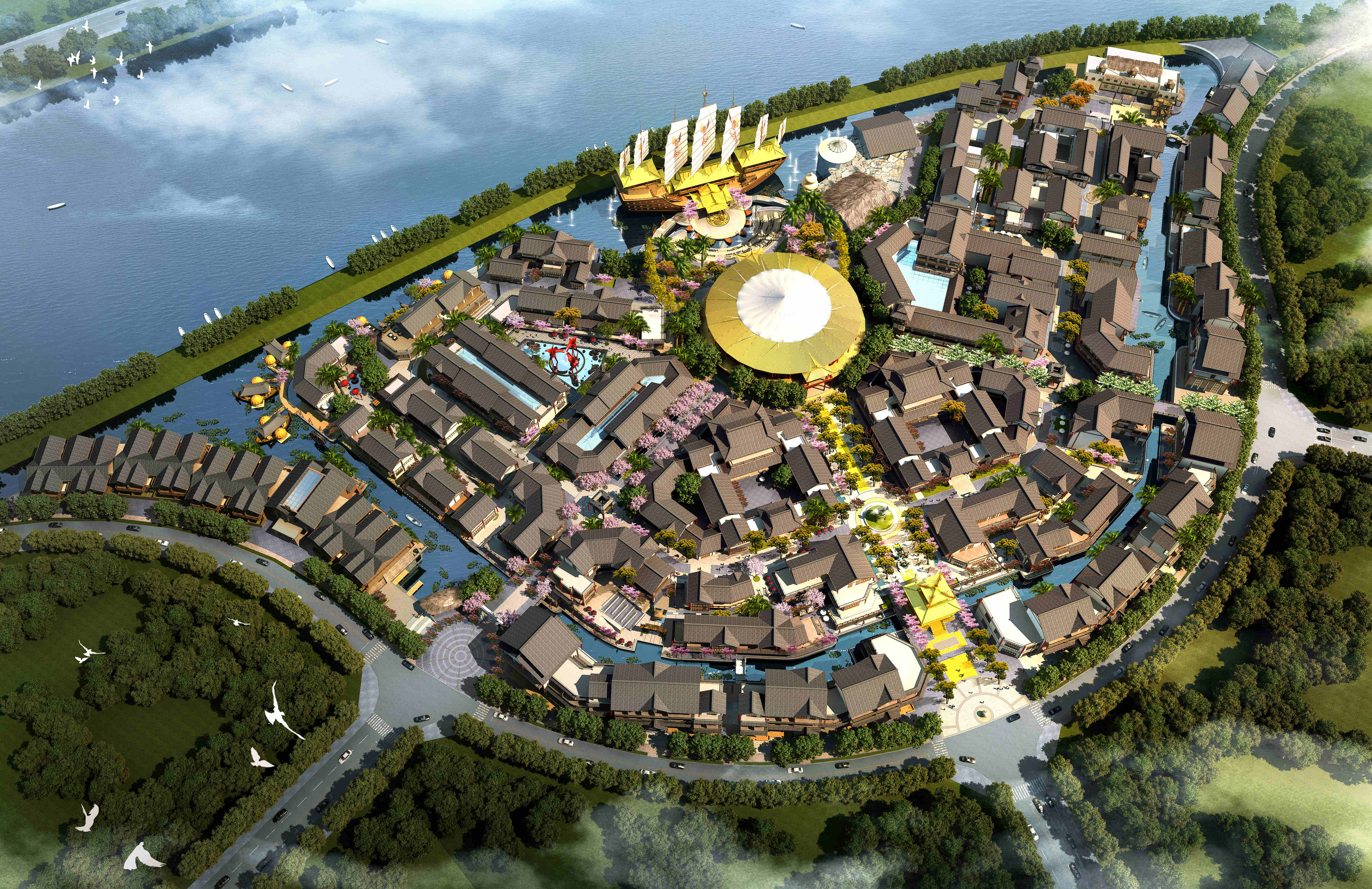 1欒川風情小鎮(zhèn)項目全景效果圖_副本.jpg